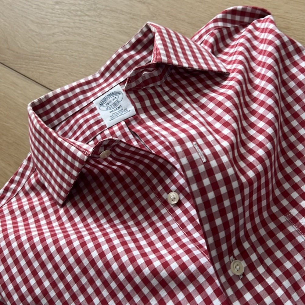 Brooks Brothers: Stretch Non-Iron Oxford Button-Down Collar (Size 16 1/2-34